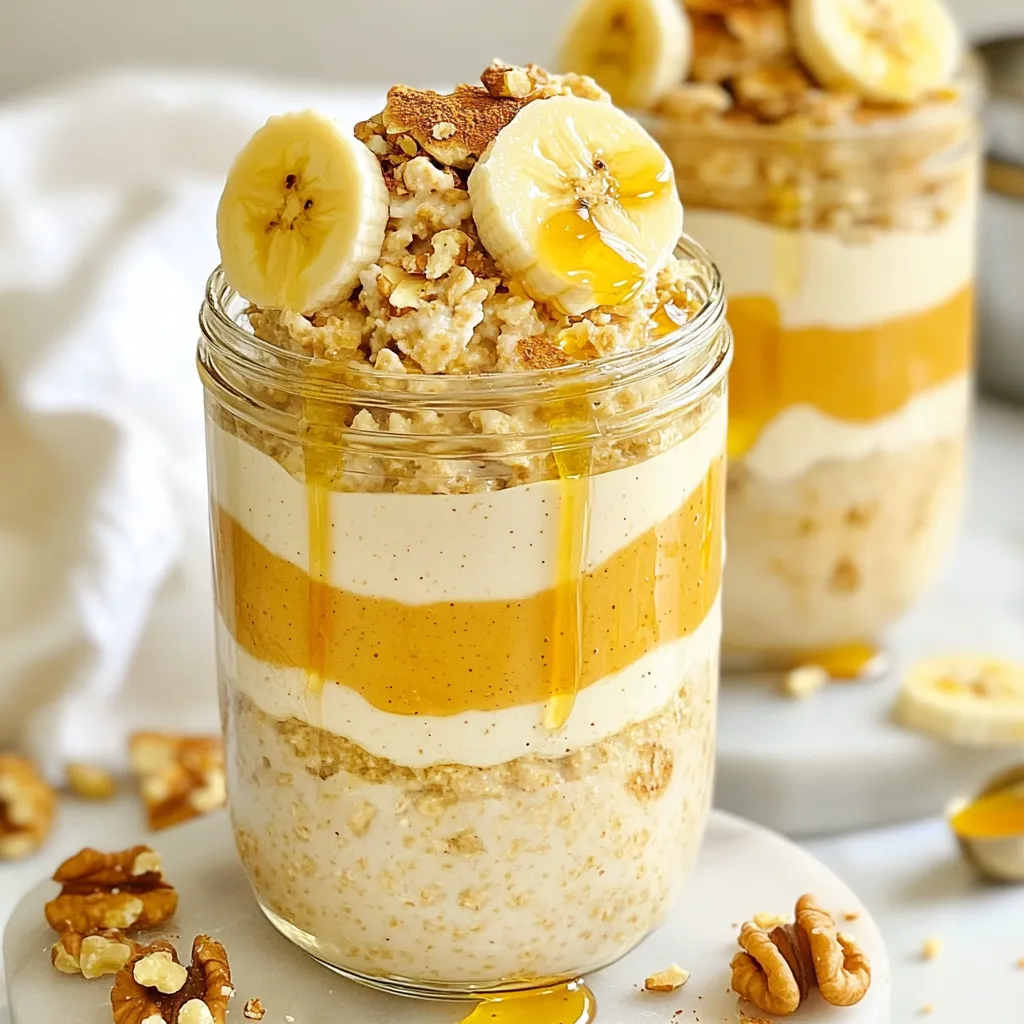 Peanut Butter Banana Overnight Oats Easy Breakfast Delight
