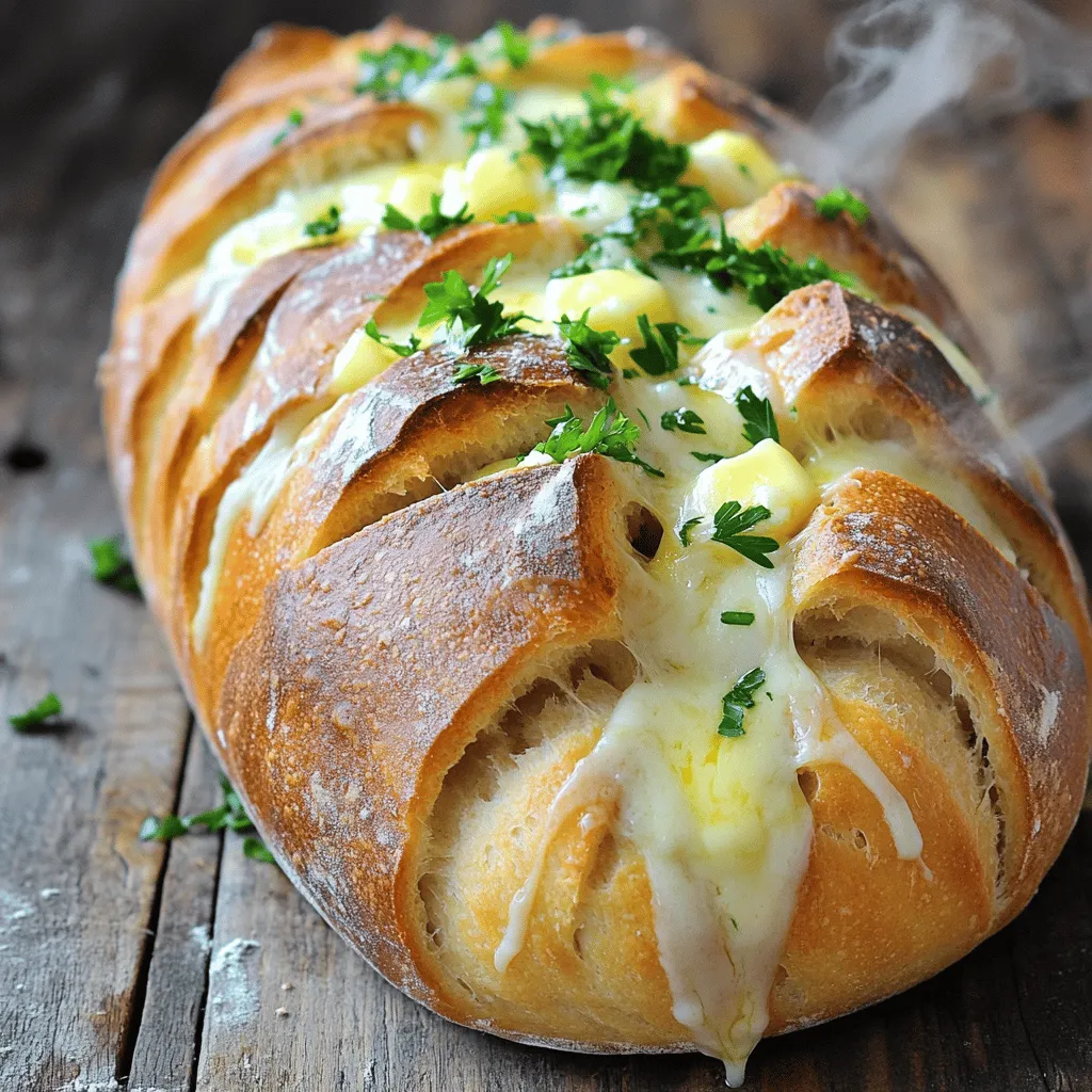 Garlic Parmesan Pull Apart Bread Delightful Recipe