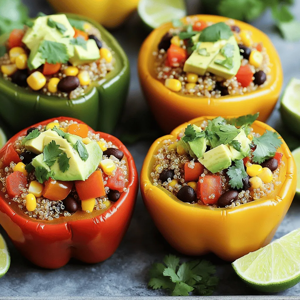 Vegan Quinoa Stuffed Peppers Easy and Flavorful Dish