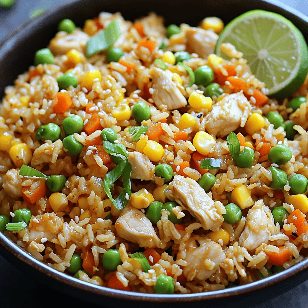 Easy Chicken Fried Rice Flavorful and Quick Meal