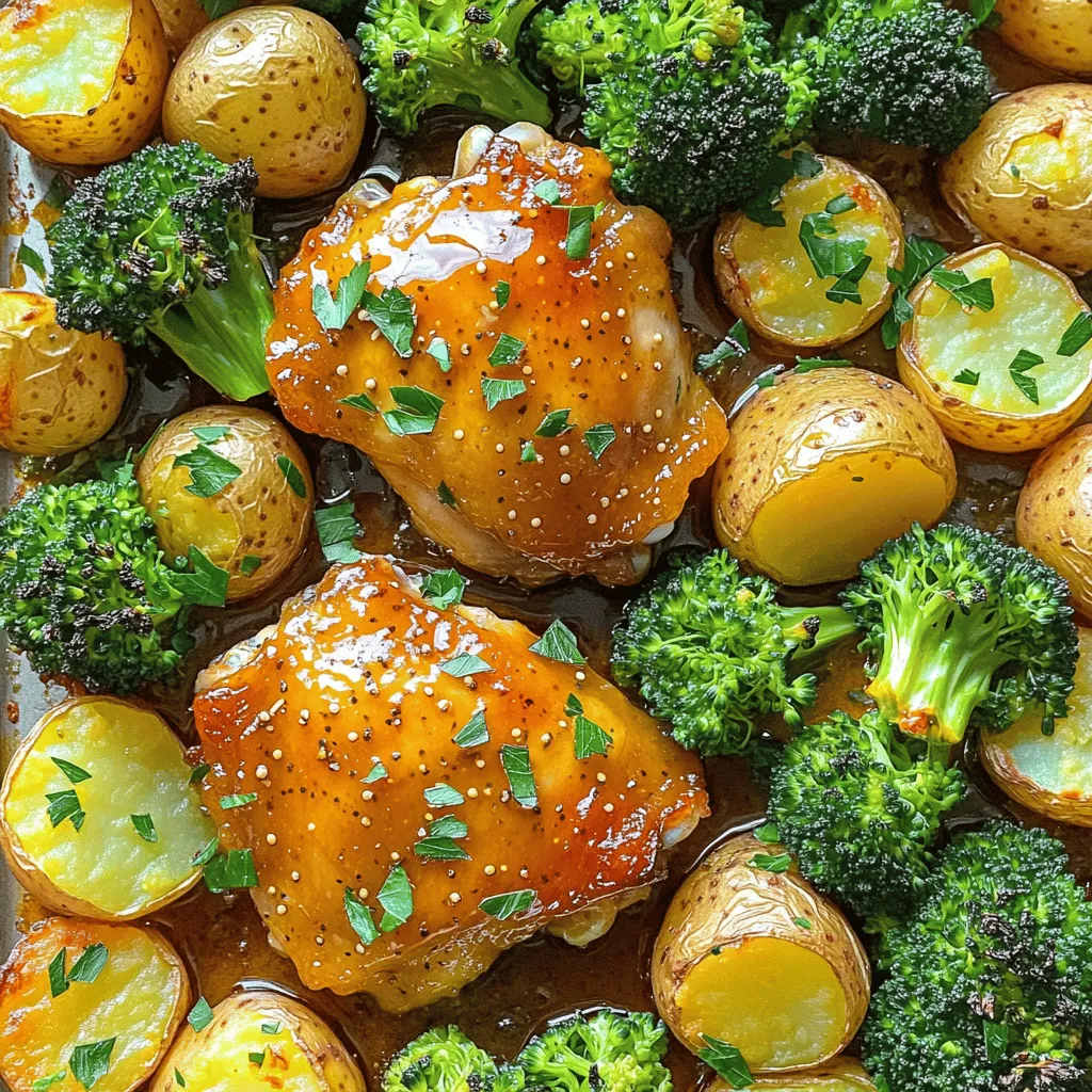 Sheet Pan Honey Mustard Chicken Easy Dinner Delight