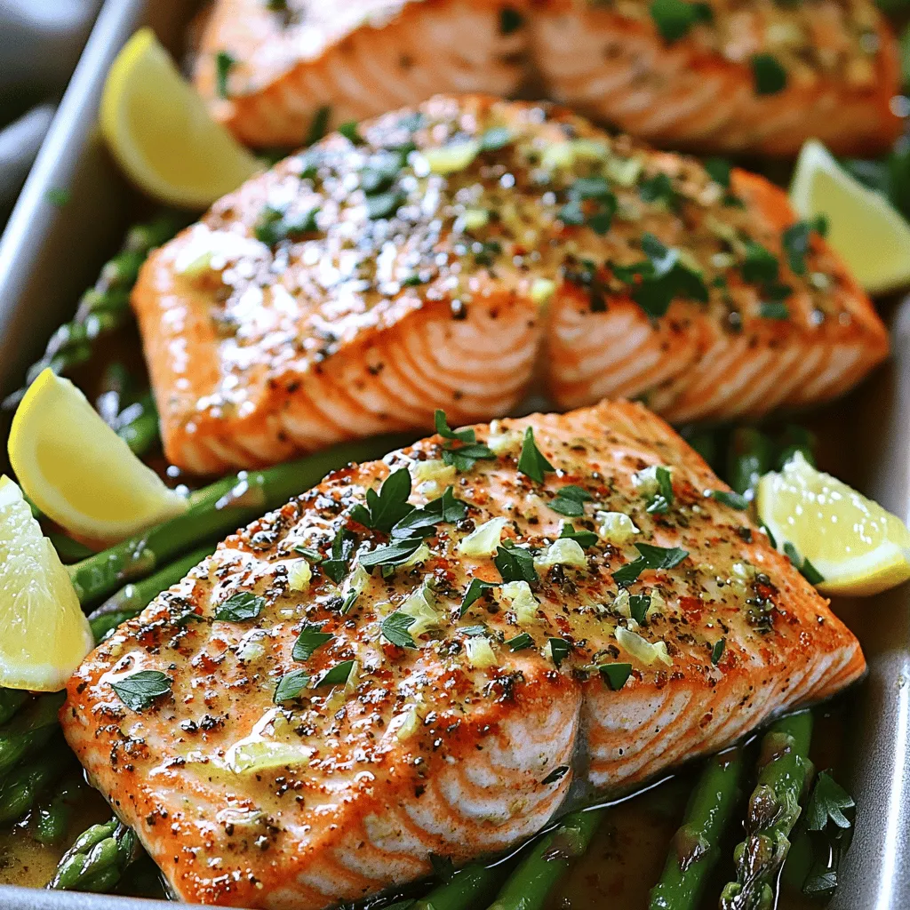 Baked Lemon Garlic Salmon Simple and Tasty Delight