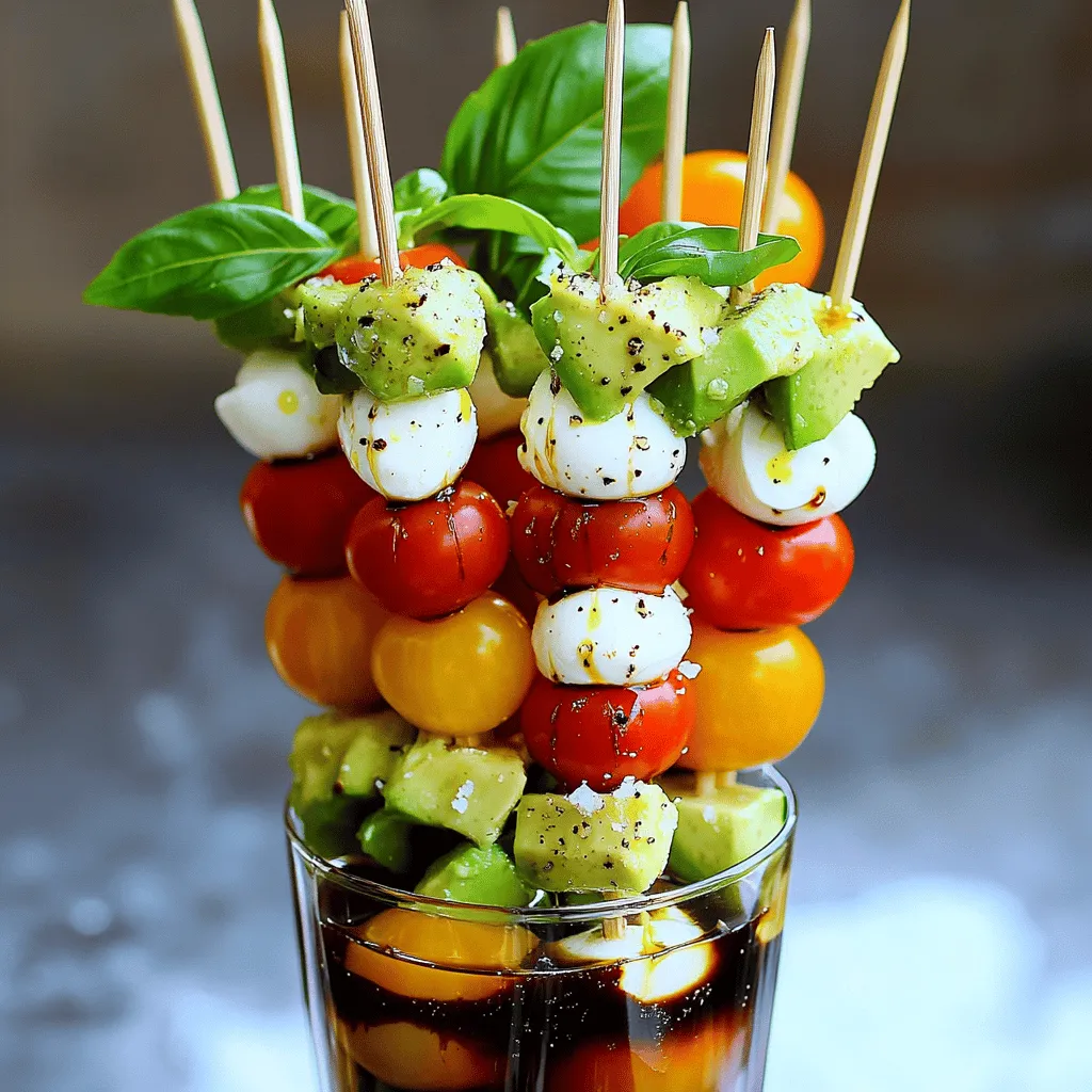 Quick Caprese Salad Skewers Fresh and Festive Treat