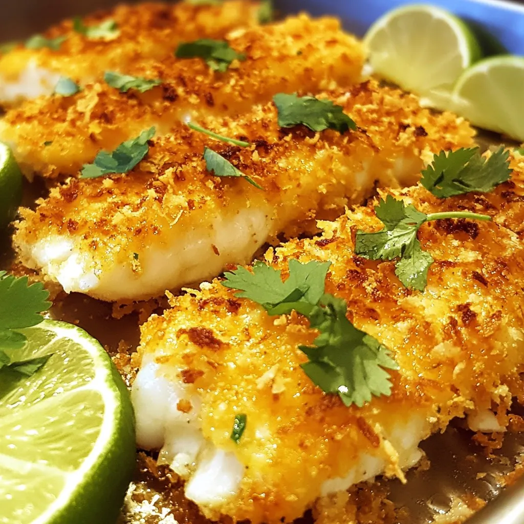 Coconut Crusted Tilapia Crispy and Flavorful Delight
