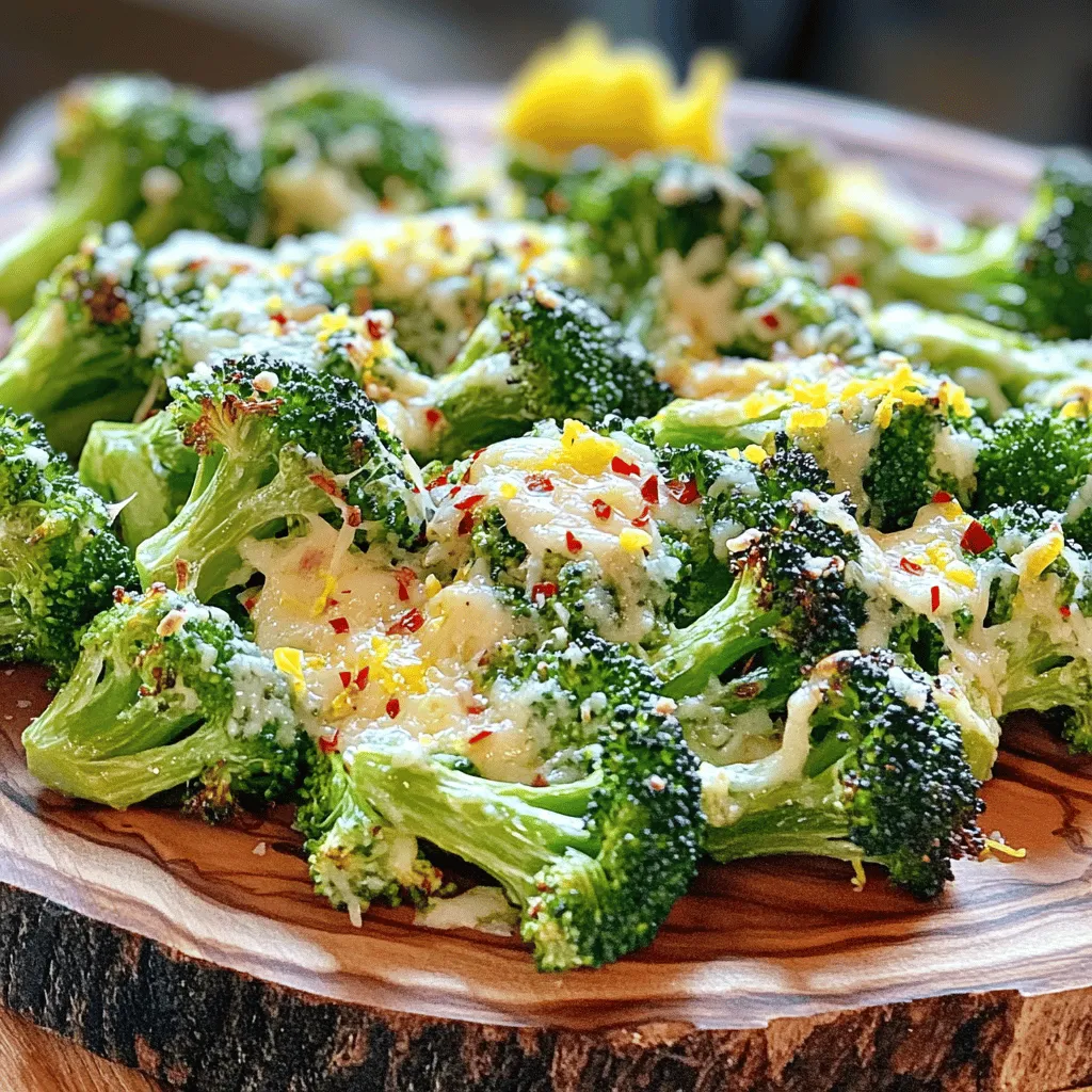 Roasted Garlic Parmesan Broccoli Flavorful Side Dish