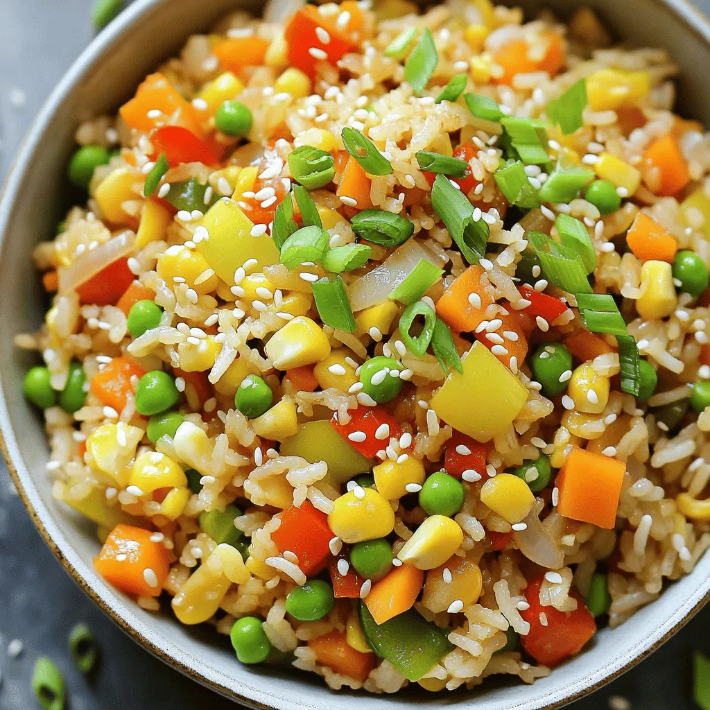 Vegetable Fried Rice Easy and Flavorful Dish