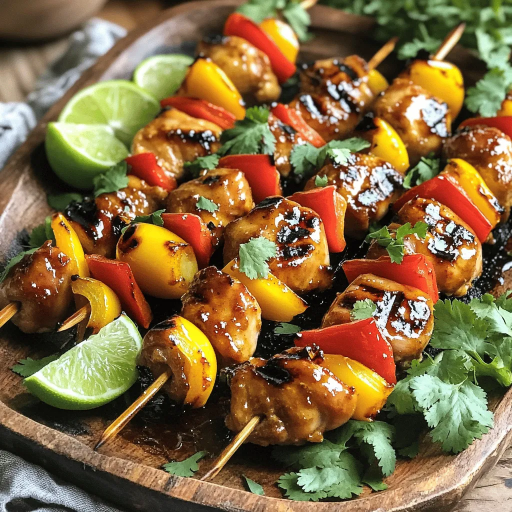 Sweet and Spicy Thai Chicken Skewers Delightful Recipe