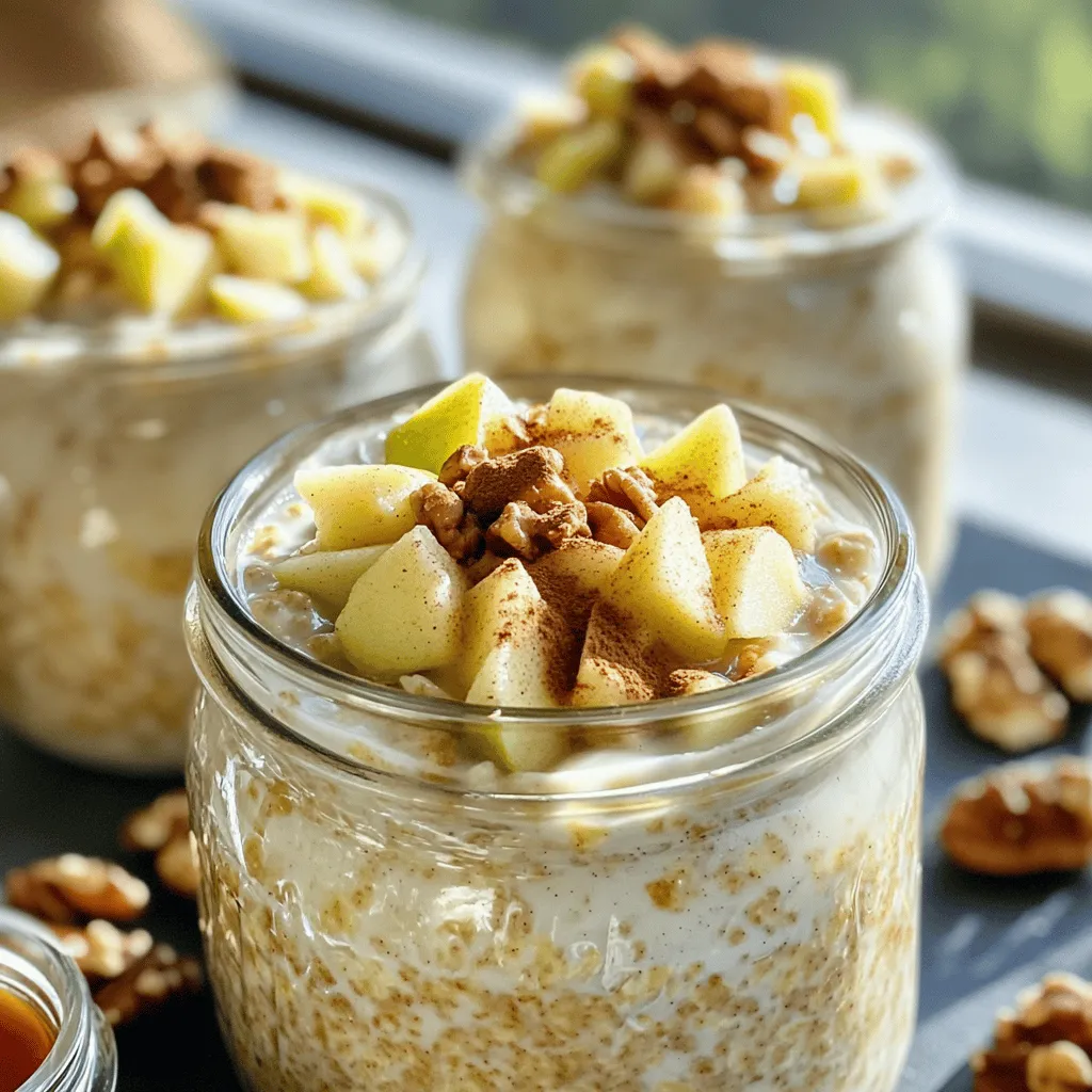 Apple Cinnamon Overnight Oats Wholesome Breakfast Idea