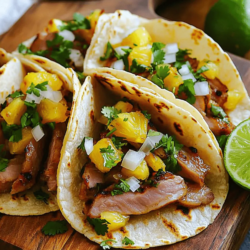 Mouthwatering Tacos Al Pastor Easy and Flavorful Meal