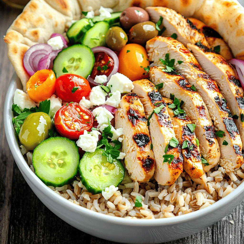 Greek Chicken Gyro Bowls for a Flavorful Feast