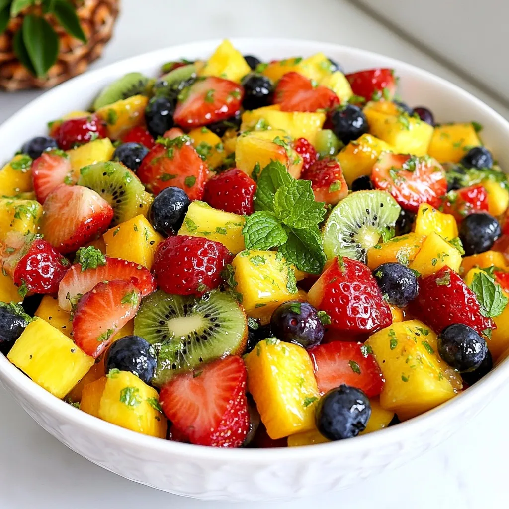 Honey Lime Fruit Salad Refreshing and Flavorful Mix