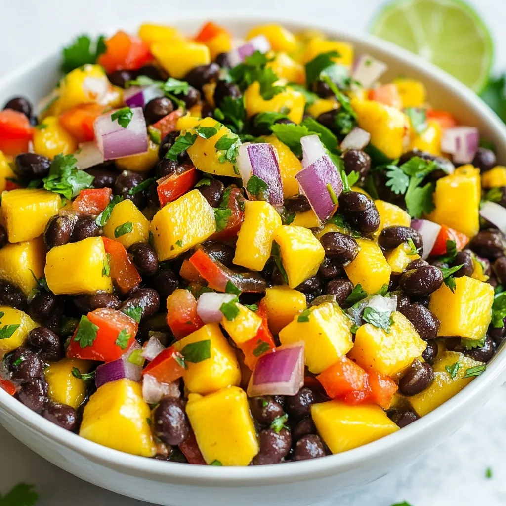 Mango Black Bean Salsa Flavorful and Fresh Recipe