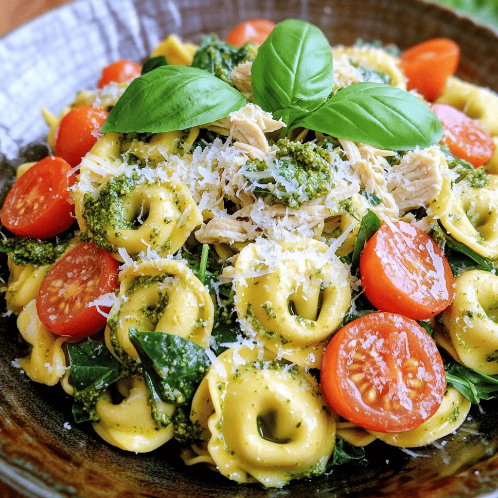 Pesto Chicken Tortellini Flavorful and Simple Dish