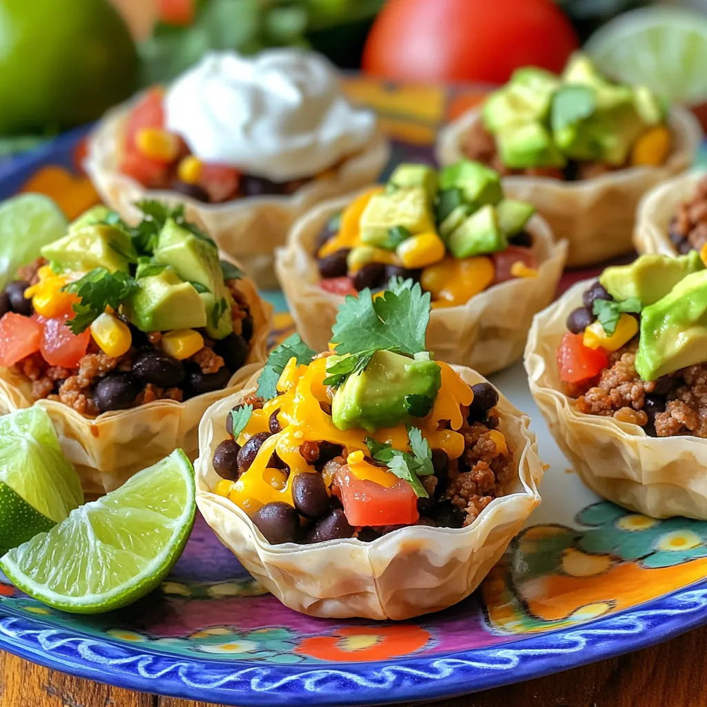 Oven-Baked Taco Bites Flavorful Crunchy Treat