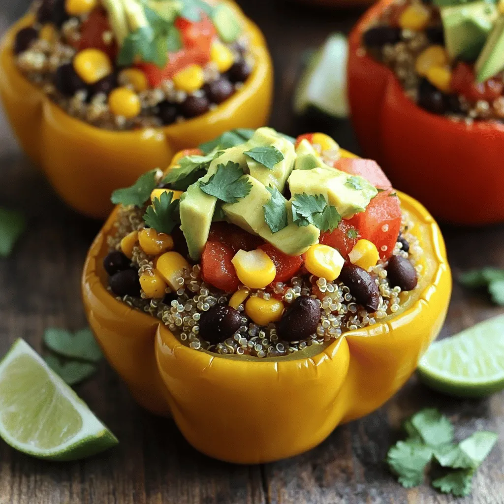 Vegan Stuffed Bell Peppers Simple and Flavorful Dish