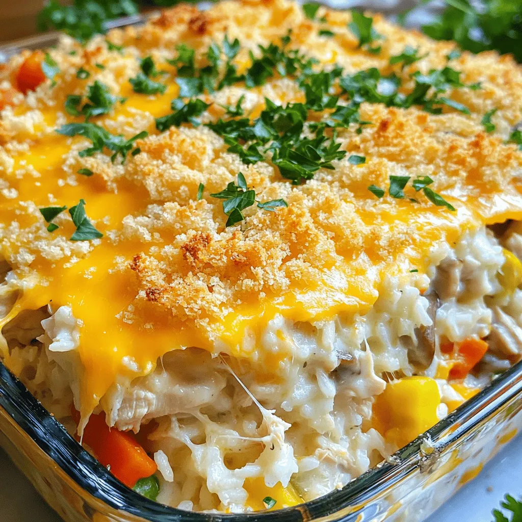 Chicken and Rice Casserole Bake Flavorful Family Dish