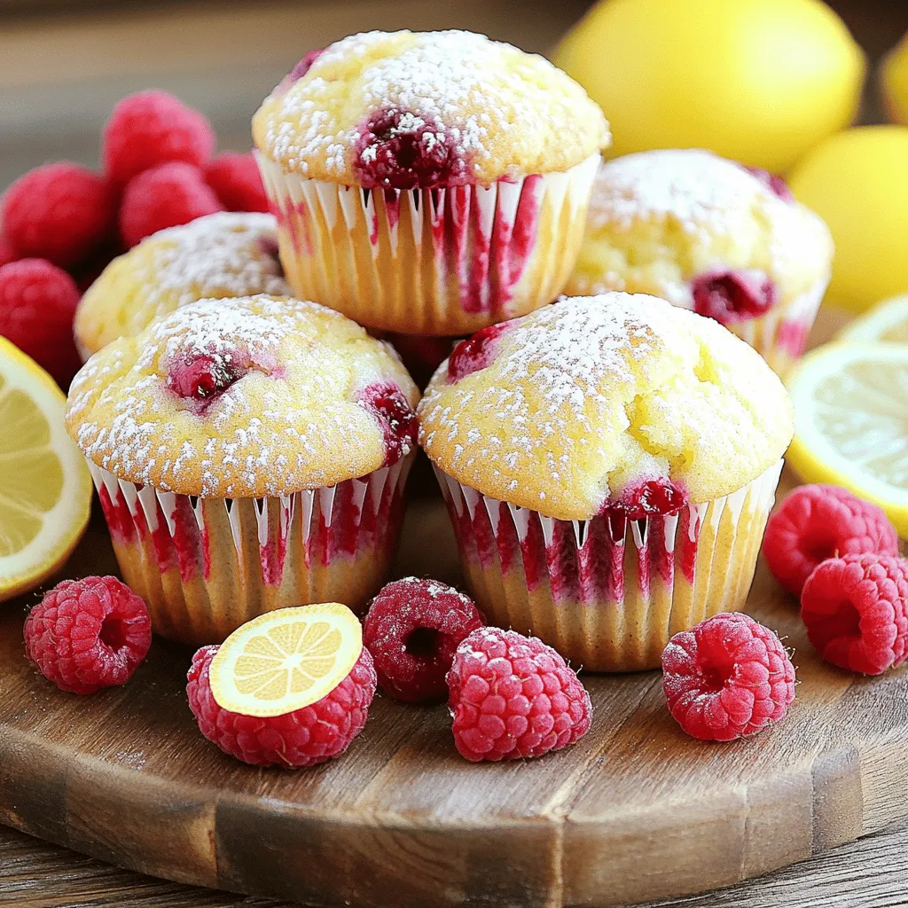 Raspberry Lemon Muffins Simple and Flavorful Treat