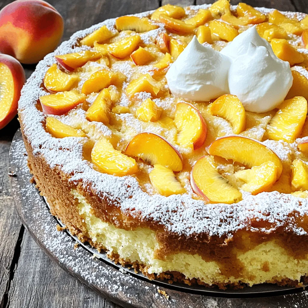 Peach Yogurt Cake Delightful and Simple Recipe