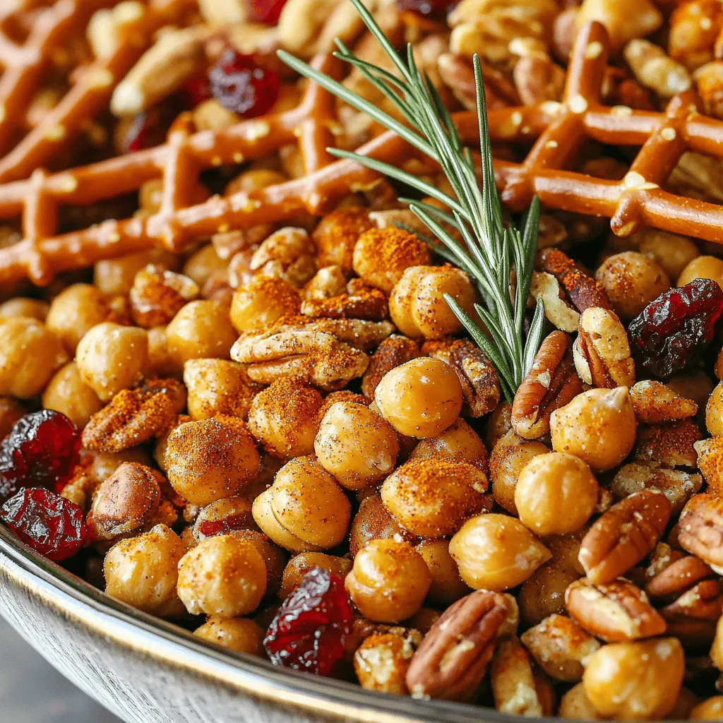 Roasted Chickpea Snack Mix Crunchy and Flavorful Treat