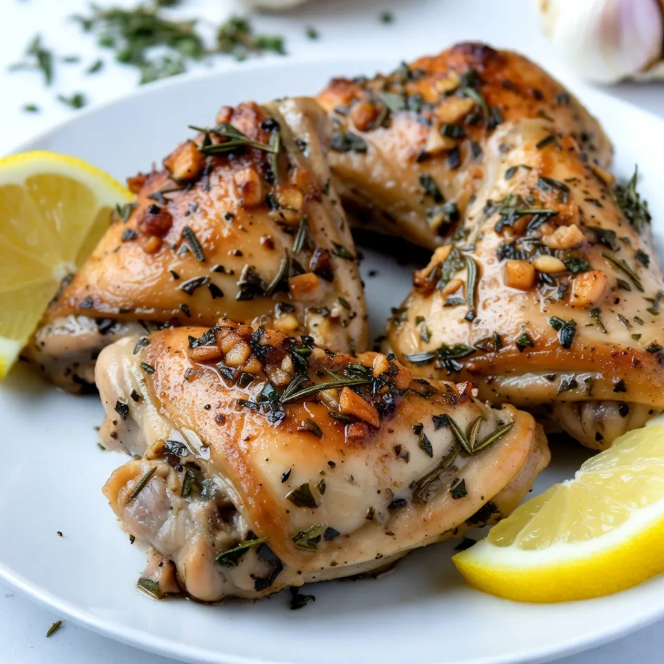 Garlic Herb Chicken Thighs Simple and Tasty Dish