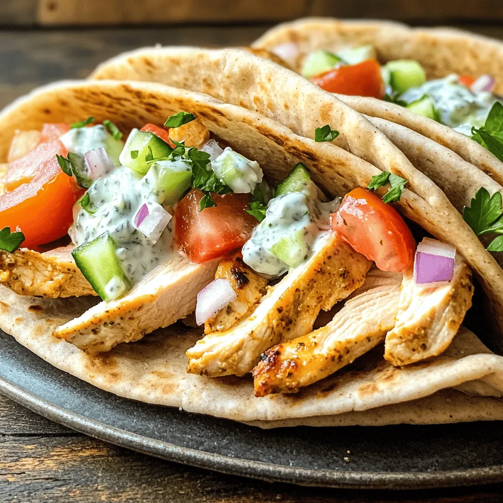 Easy Chicken Gyros Flavorful and Simple Meal Idea