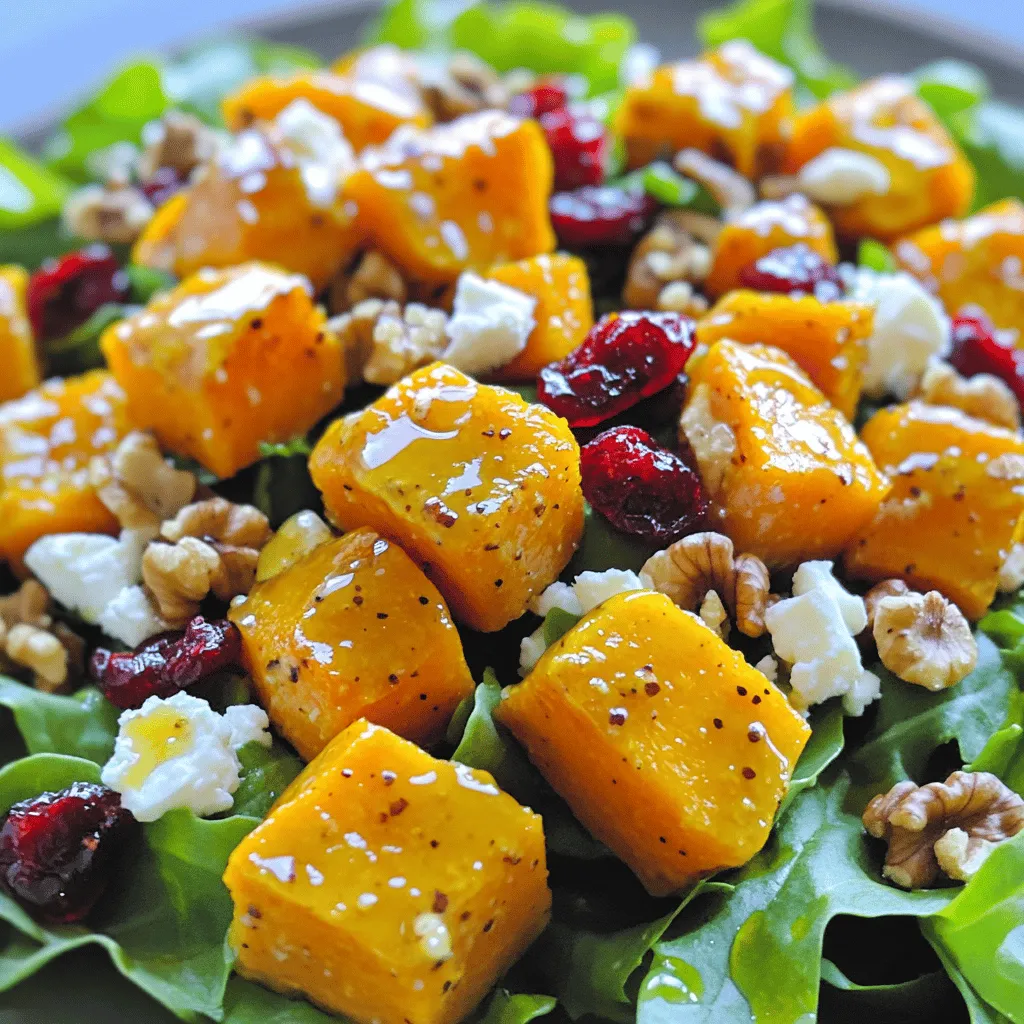 Maple Roasted Butternut Squash Salad Fresh and Simple