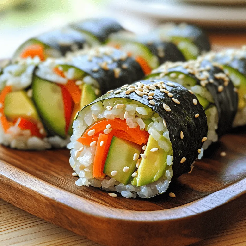 Easy Veggie Sushi Rolls Quick and Tasty Guide