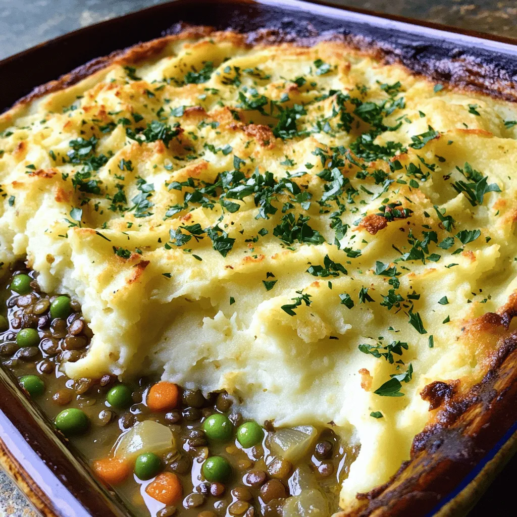 Easy Lentil Shepherd&#8217;s Pie Flavorful and Simple Meal