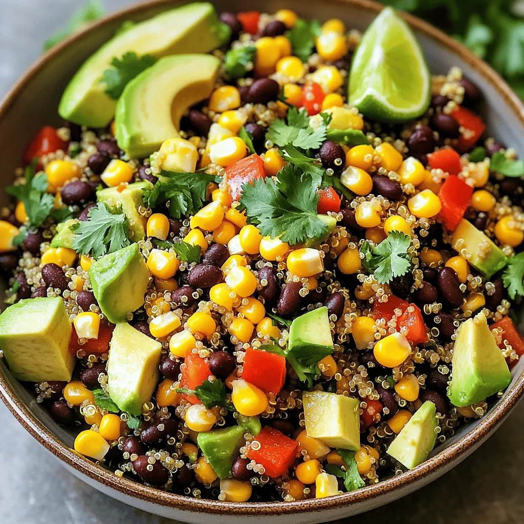 Southwest Quinoa Salad Fresh and Flavorful Delight