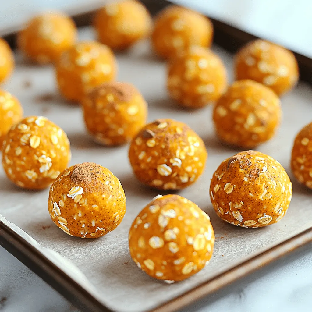 No-Bake Pumpkin Spice Protein Balls Simple and Tasty