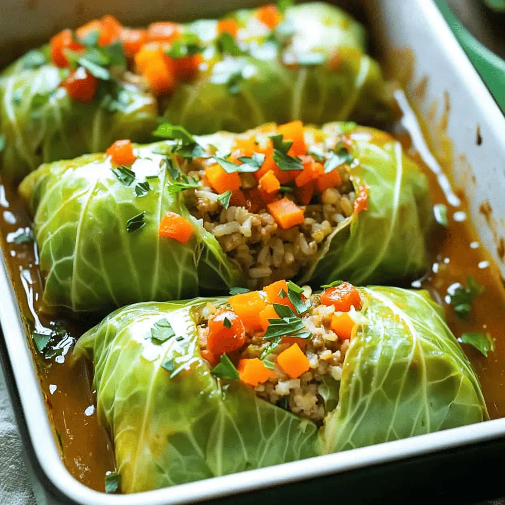 Stuffed Cabbage Rolls Flavorful and Easy to Make