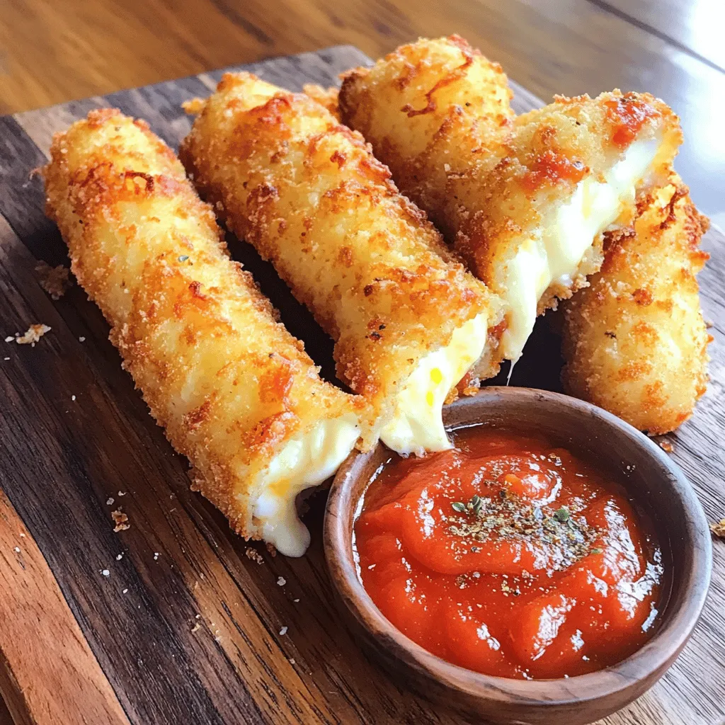 Irresistible Mozzarella Sticks Crispy and Cheesy Delight