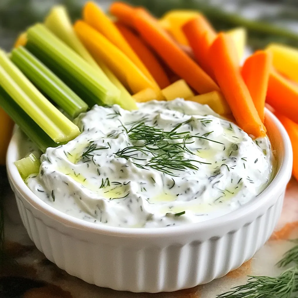 Cucumber Dill Greek Yogurt Dip Refreshing and Easy Recipe