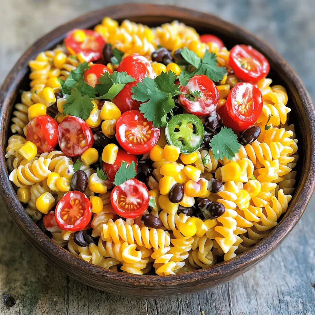 Cowboy Pasta Salad Fresh and Flavorful Dish