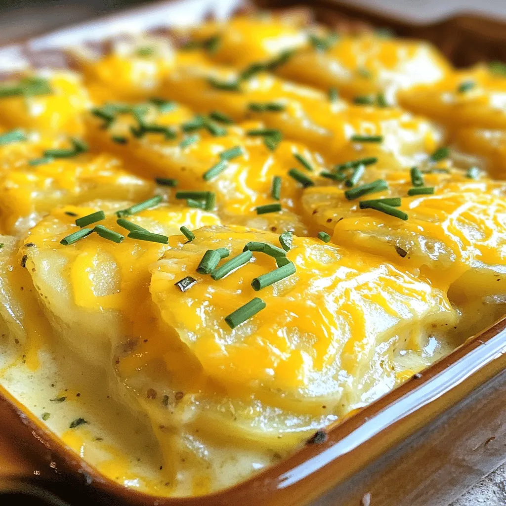 Cheesy Scalloped Potatoes Rich and Creamy Delight