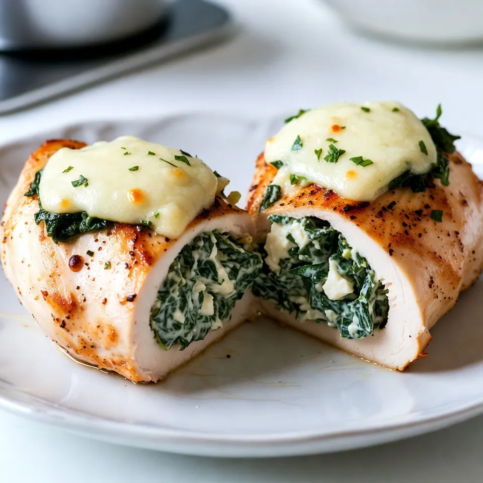Spinach Feta Stuffed Chicken Healthy and Tasty Meal