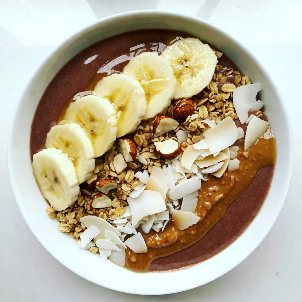 Chocolate Peanut Butter Smoothie Bowl Nourishing Recipe