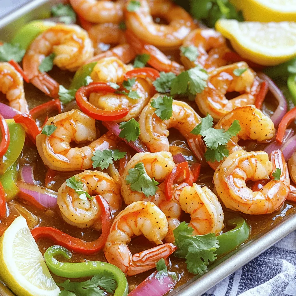 Sheet Pan Spicy Honey Garlic Shrimp Quick and Zesty Dish