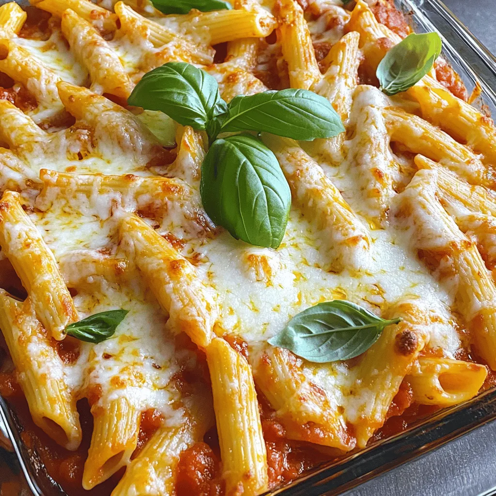 Cheesy Baked Penne Perfect for Family Dinner Night