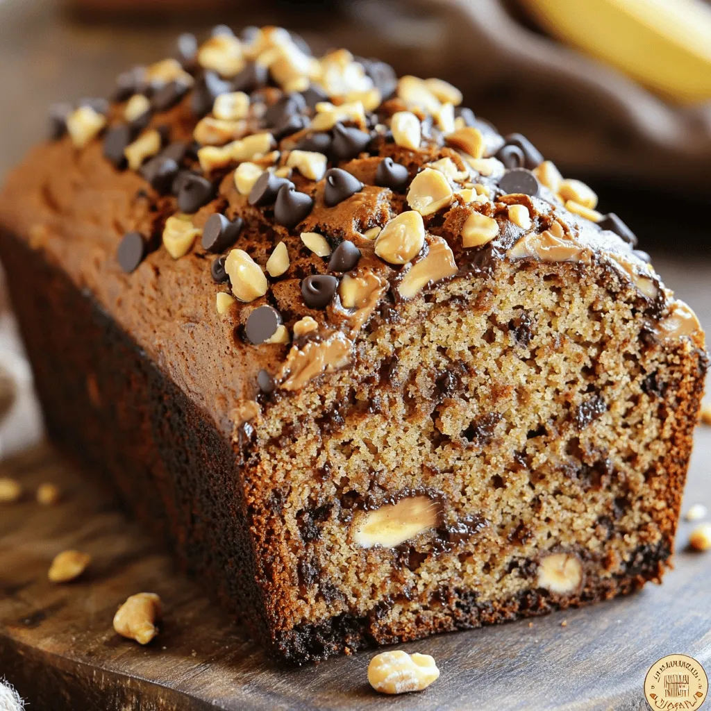 Chocolate Peanut Butter Banana Bread Delightful Recipe