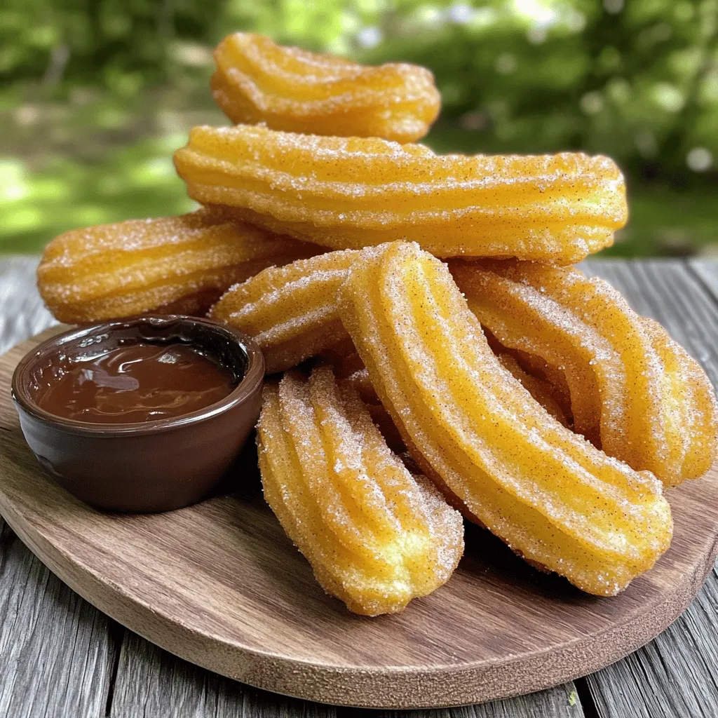 Cinnamon Sugar Churros Delightful and Easy Recipe