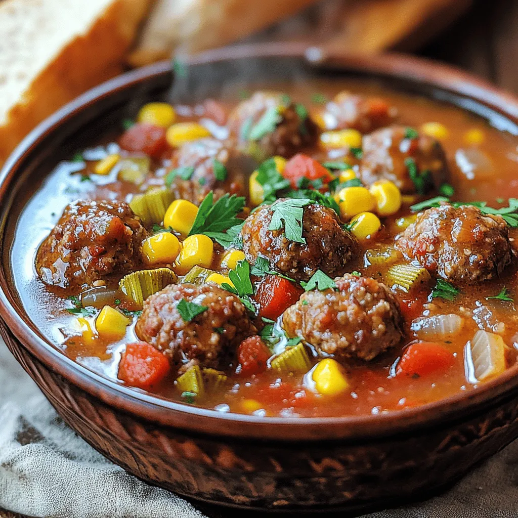 Cajun Meatball Stew Hearty and Flavorful Comfort Food