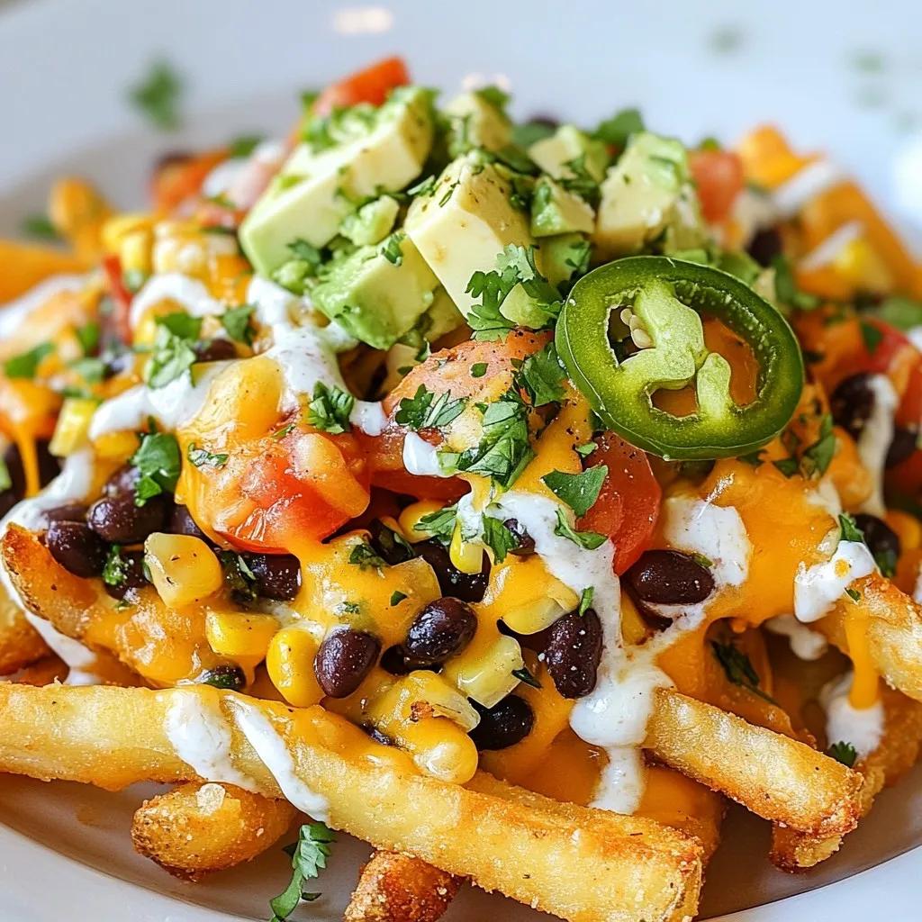 Loaded Veggie Nacho Fries Tasty and Easy Recipe