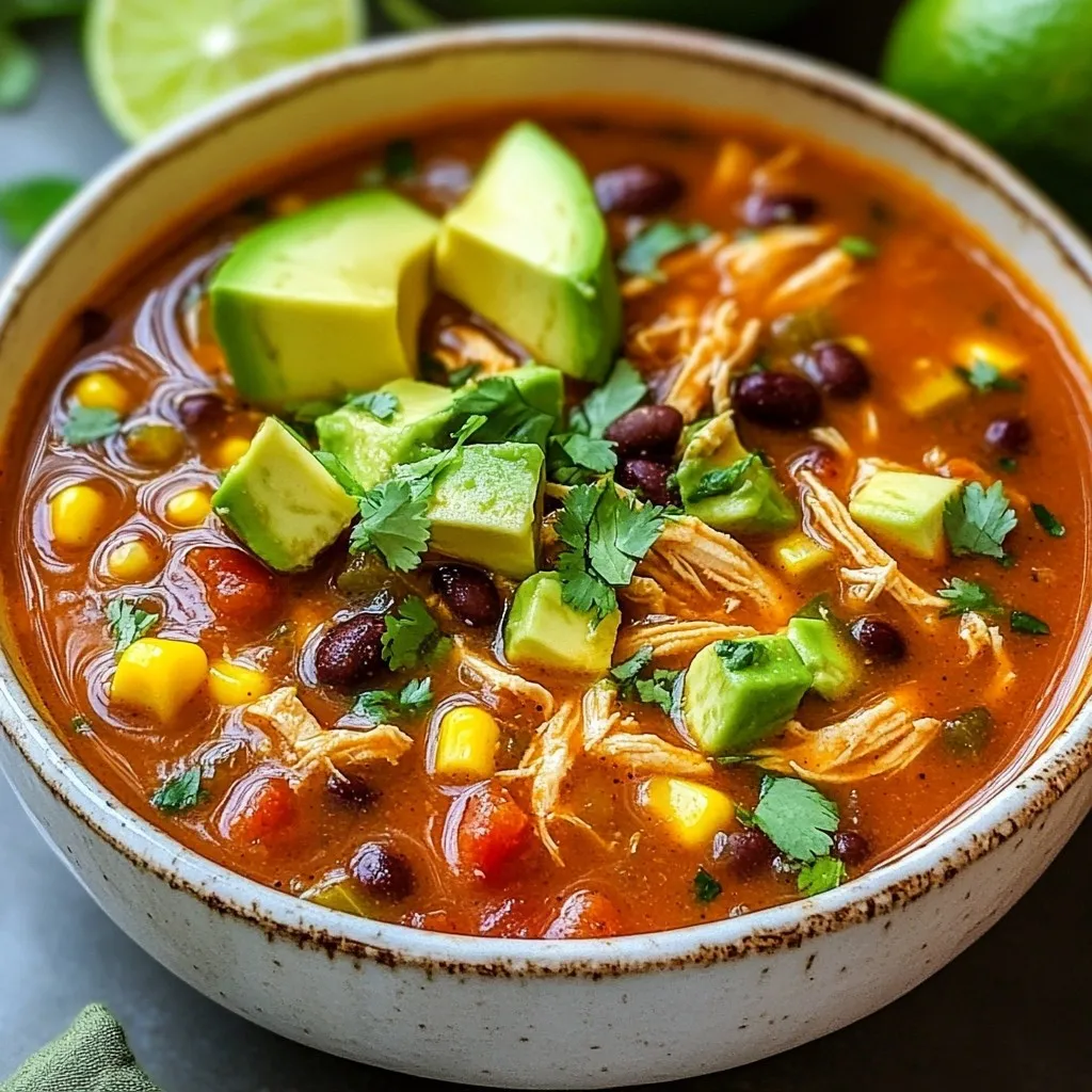 Instant Pot Chicken Enchilada Soup Hearty and Simple