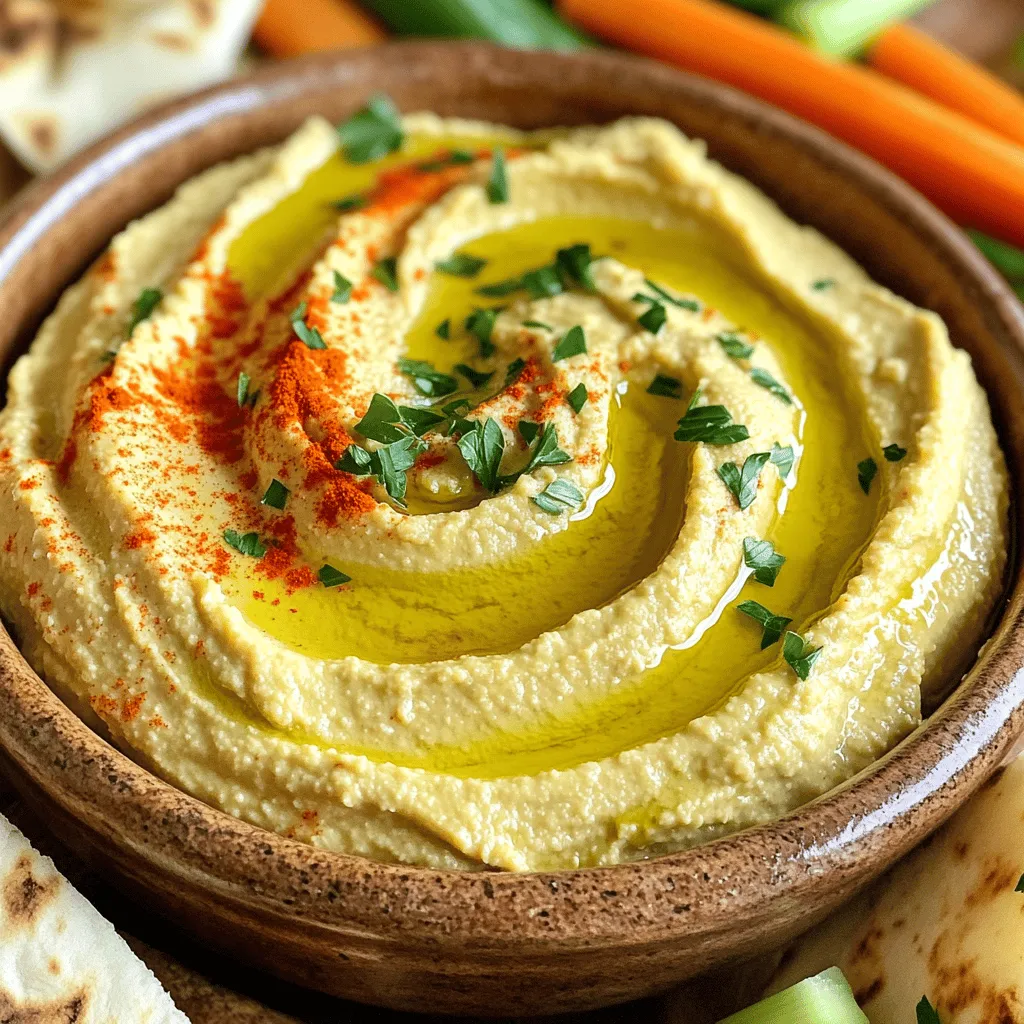 Classic Hummus Flavorful and Healthy Dip Recipe