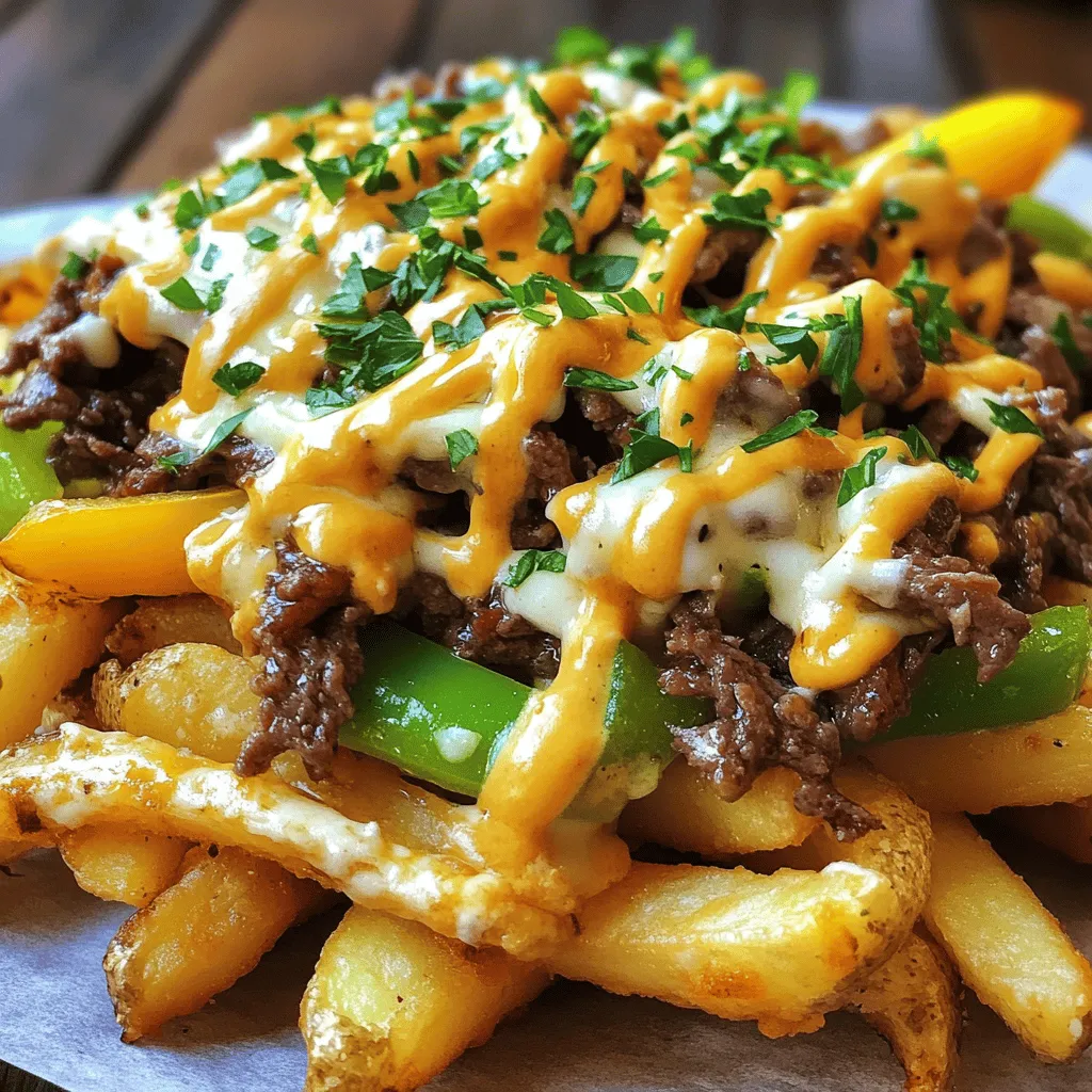 Loaded Philly Cheesesteak Fries Delightful Dish Idea
