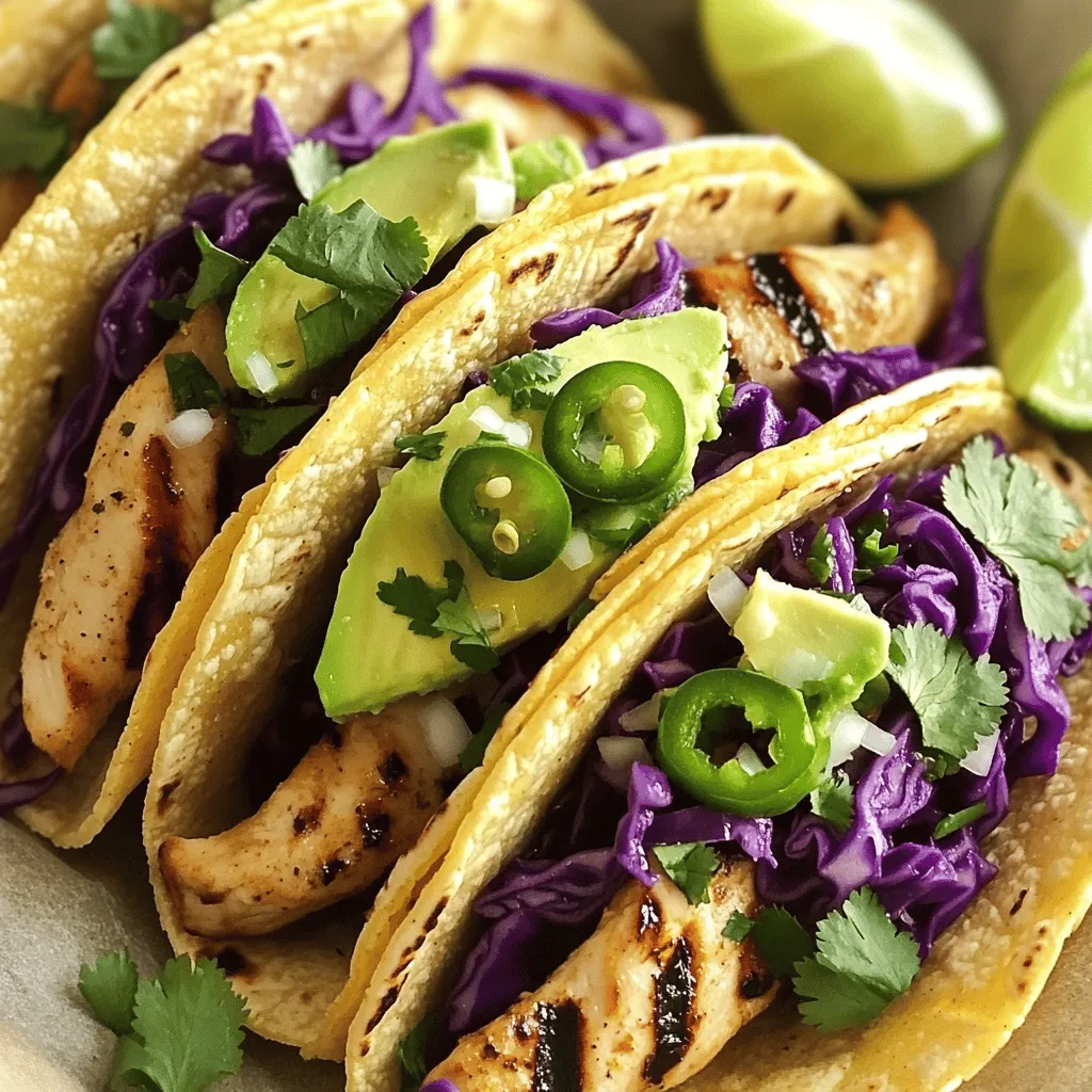 Jalapeno Lime Chicken Tacos Flavorful and Easy Recipe
