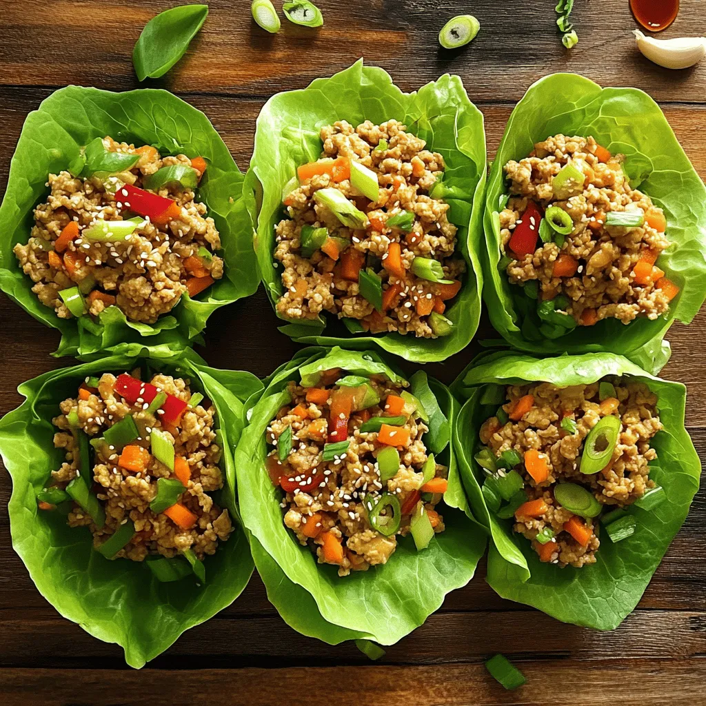 Healthy Chicken Lettuce Wraps for a Fresh Meal