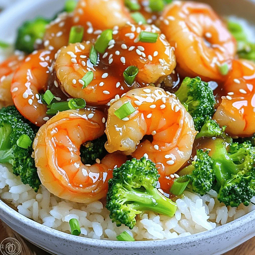 Honey Garlic Shrimp and Broccoli Quick Dinner Recipe