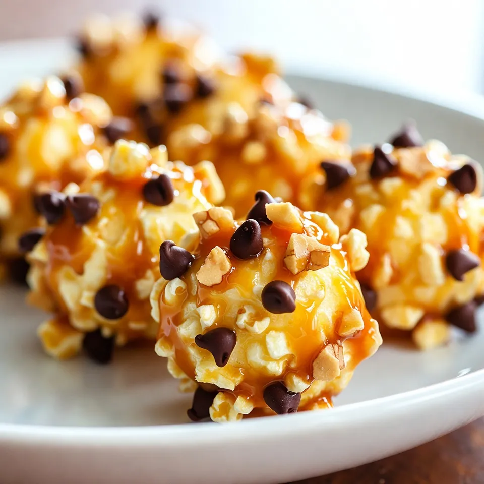 Caramel Crunch Popcorn Balls Irresistibly Sweet Treat